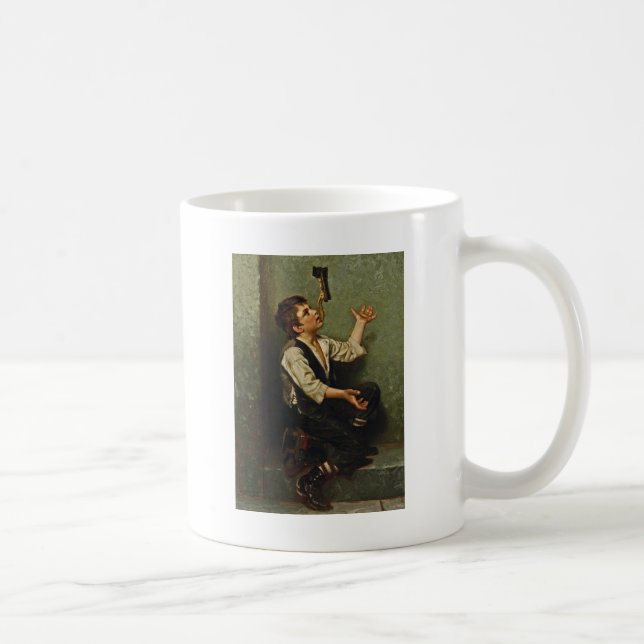Jonglören 1882 ~ Skoskenpojke Kaffemugg (Höger)