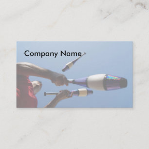 Jonglörvisitkortar Visitkort