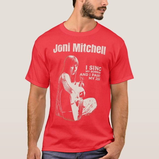 Joni Mitchell-citat T Shirt (Framsida)