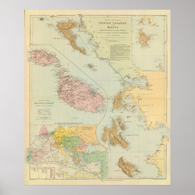 Joniska öarna, Malta Poster (Framsidan)