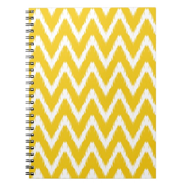 Jonquil Asian Moods Ikat Chevrons Anteckningsbok (Framsidan)