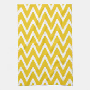Jonquil Asian Moods Ikat Chevrons Kökshandduk