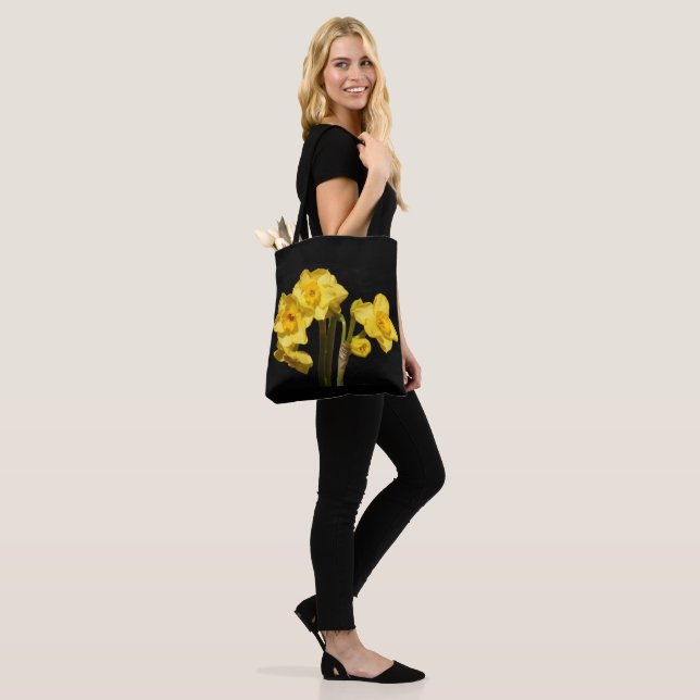 Jonquil Flowers All over Print Bag Tygkasse (På modell)
