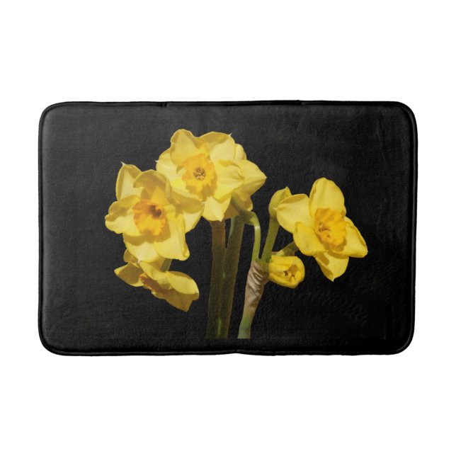 Jonquil Flowers Bath Mat Badrumsmatta (Framsidan)