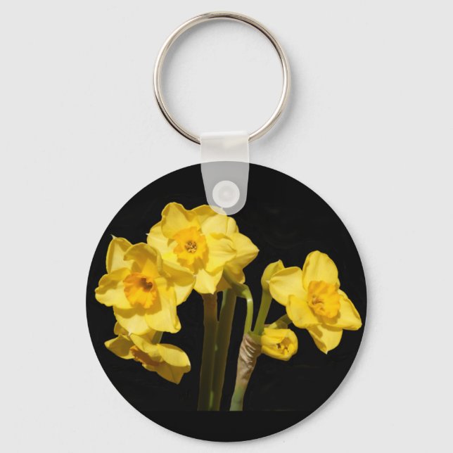 Jonquil Flowers Nyckelring (Framsida)