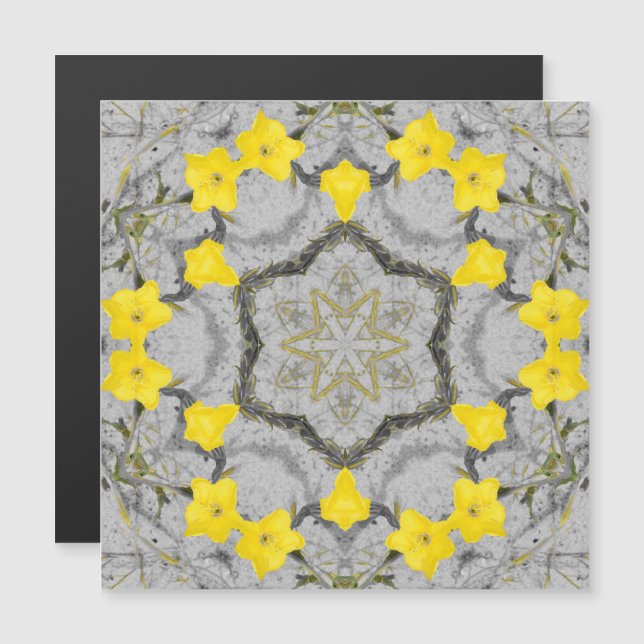 Jonquil Harmony Wheel Magnetisk Kort (Fram/baksida)