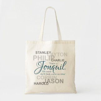 Jonquil Idiot Tote Tygkasse
