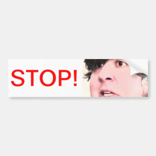 JonTron STOPP Bildekal