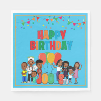 JOOLS TV ®️ Blue Papper 6.5 i Napkins Pappersservett