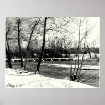 Joplin Missouri Shoal Bäck Bridge Poster