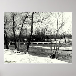 Joplin Missouri Shoal Bäck Bridge Poster