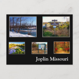 Joplin Missouri Shoal Bäck vycard Vykort