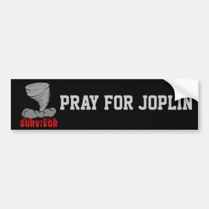 Joplin Missouri tornadoöverlevande Bildekal