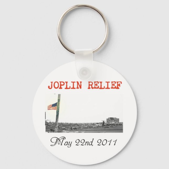 Joplin Relief Keychain Nyckelring (Framsida)