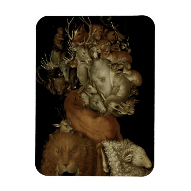 Jord, 1570 (olja på panel) magnet (Vertikal)