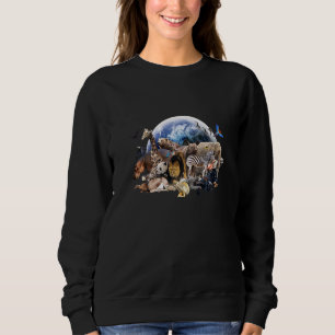 Jord Djur Djur Grupp Scen   T Shirt