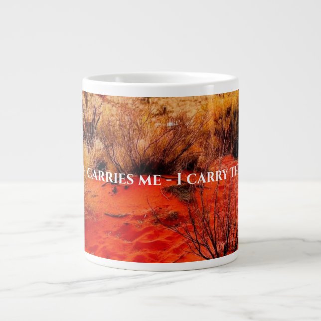 Jord Element Mugg - Jorden Bär Mig Jumbo Mugg (Framsidan)
