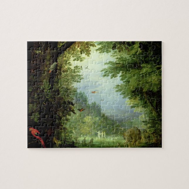 Jord eller det jordiska paradiset, specificerar av pussel (Horisontell)