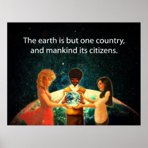 Jord ett land poster