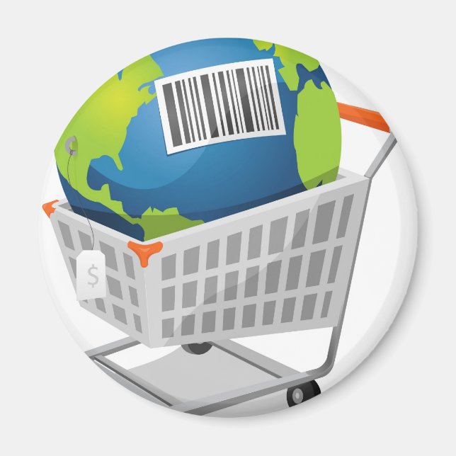 Jord för försäljning magnet (Framsidan)