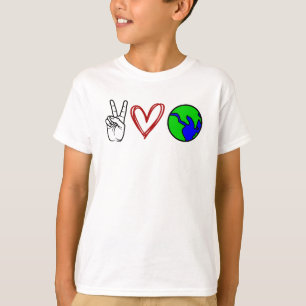 Jord för kärlek för jorddagfred t shirt