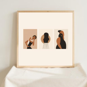 Jord & Form – Minimalistisk Botanisk Konst III Poster