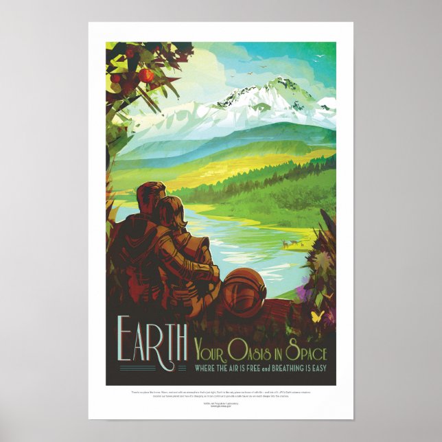 Jord | Framtida NASA-visioner Poster (Framsidan)