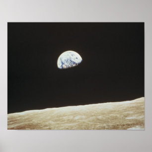 Jord från månen poster