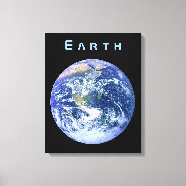 Jord från rymden canvastryck (Framsida)