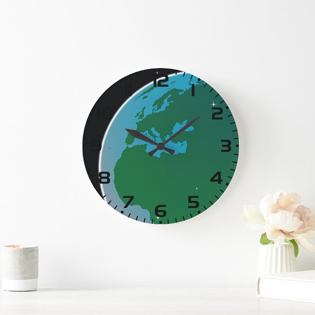 Jord från rymden stor klocka (Skapare uppladdad)