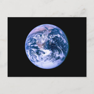 Jord från rymden vykort