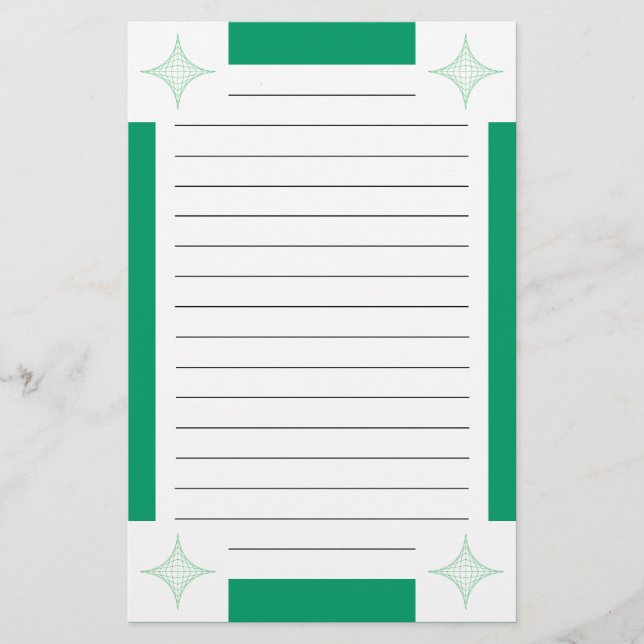 Jord (grönt) brevpapper (Framsida)