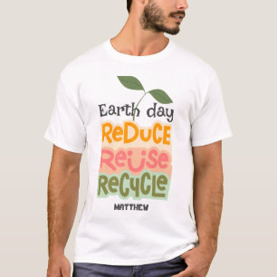Jord, grönt, konstgjord elegant t shirt