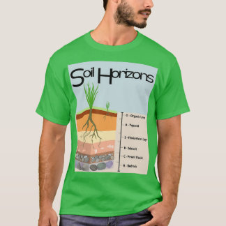 Jord Horizons Geology Soil Science T Shirt