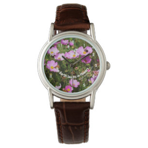 Jord i blommor citerar inspiration armbandsur