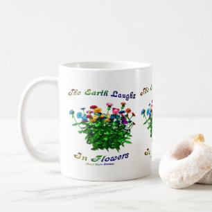 Jord i blomsterinspirationsoffert kaffemugg