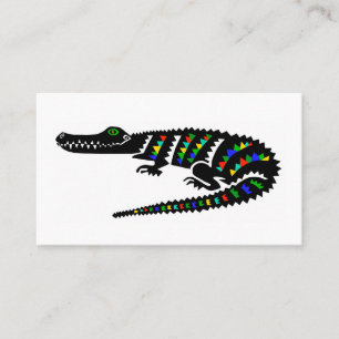 Jord - KROKODIL - ALLIGATOR - Natur Visitkort