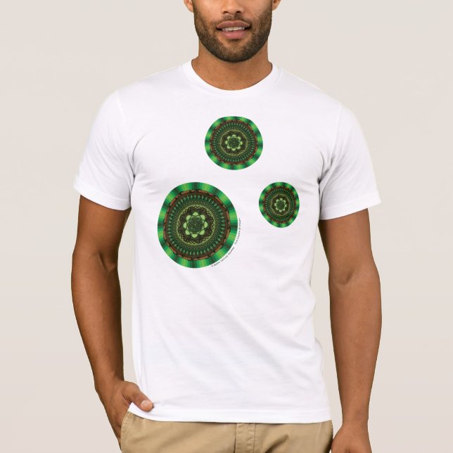 Jord Mandala Herr Lätt Skjorta Tee (Framsida)