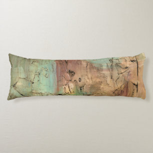 Jord med toning med krackad Yta Kroppskudde