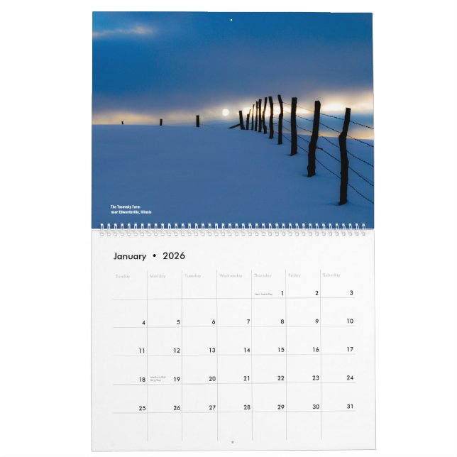 Jord möter himmel 2012 landskap kalendern kalender (Jan 2026)