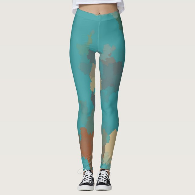 Jord och Himlar Leggings (Framsida)