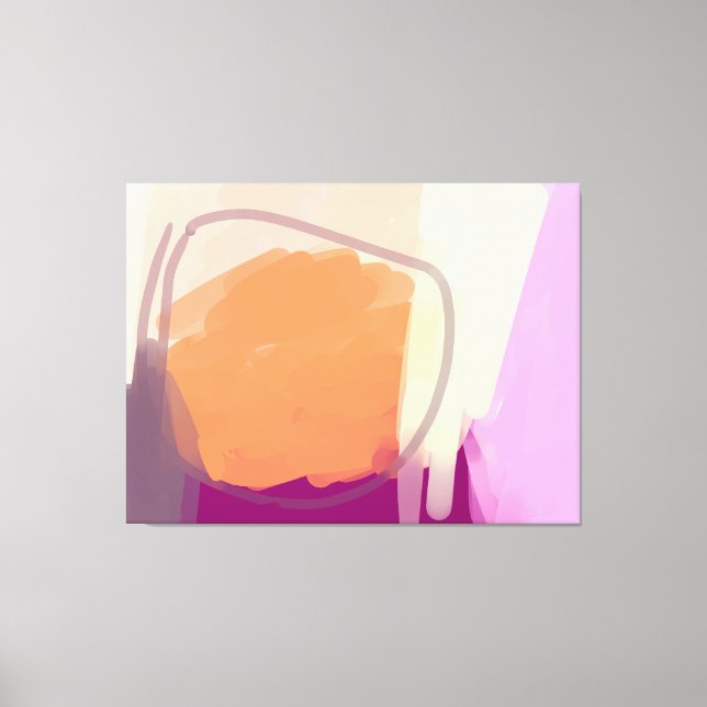 Jord- och ljusstrålande Kanvastryck (Framsida)