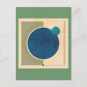 Jord- och Måne-grafik Vykort