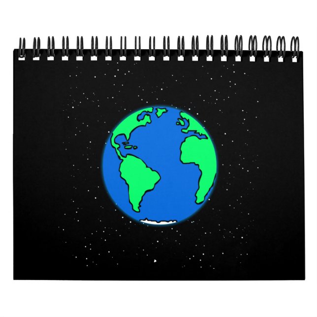 Jord och rymd kalender (Omslag)