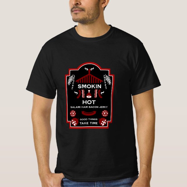 Jord- och skogsbruksmarknaden i Kött T Shirt (Framsida)