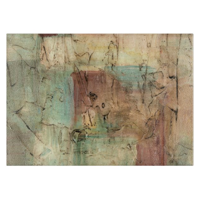 Jord- och tonmålning med krackad Yta (Framsidan)