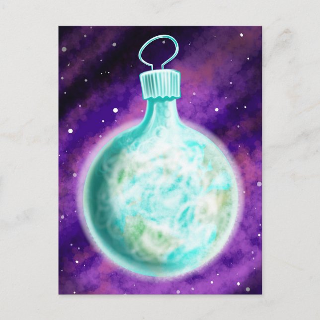 Jord ornament vykort slät (Framsida)