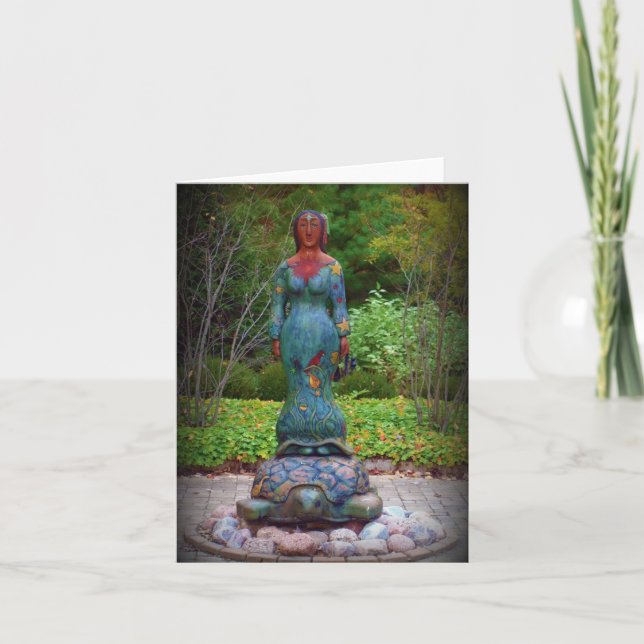 jord på sköldpaddor drar tillbaka kort (Framsida)