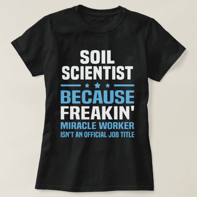 Jord Scientist T Shirt (Design framsida)