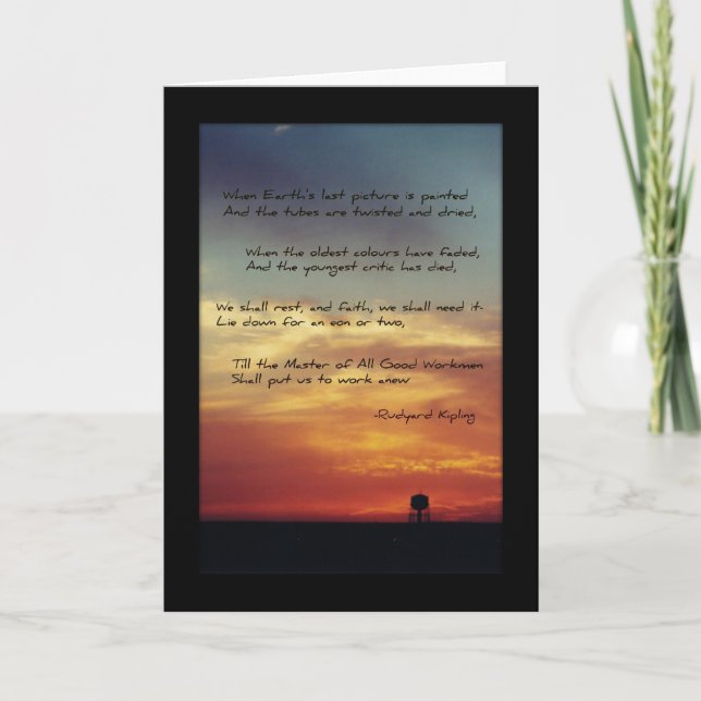 "Jord sist bild ", Kort (Framsida)